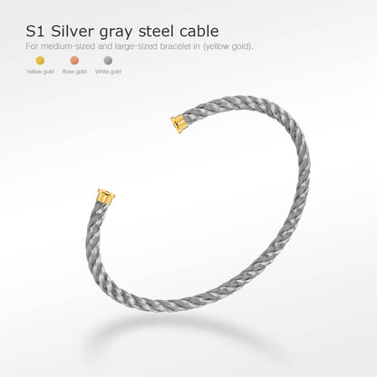 [Eternal Jewelry]FORCE SERIES BRACELET CABLES 50 CHOICES (DIY SELECTION)