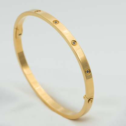 [Eternal Jewelry]LOVE BRACELET 3.65MM 10 DIAMONDS
