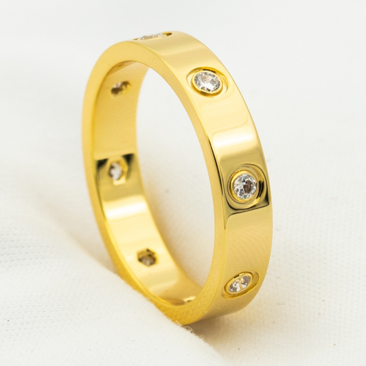 [Eternal Jewelry]LOVE RING 3.6MM 8 DIAMONDS