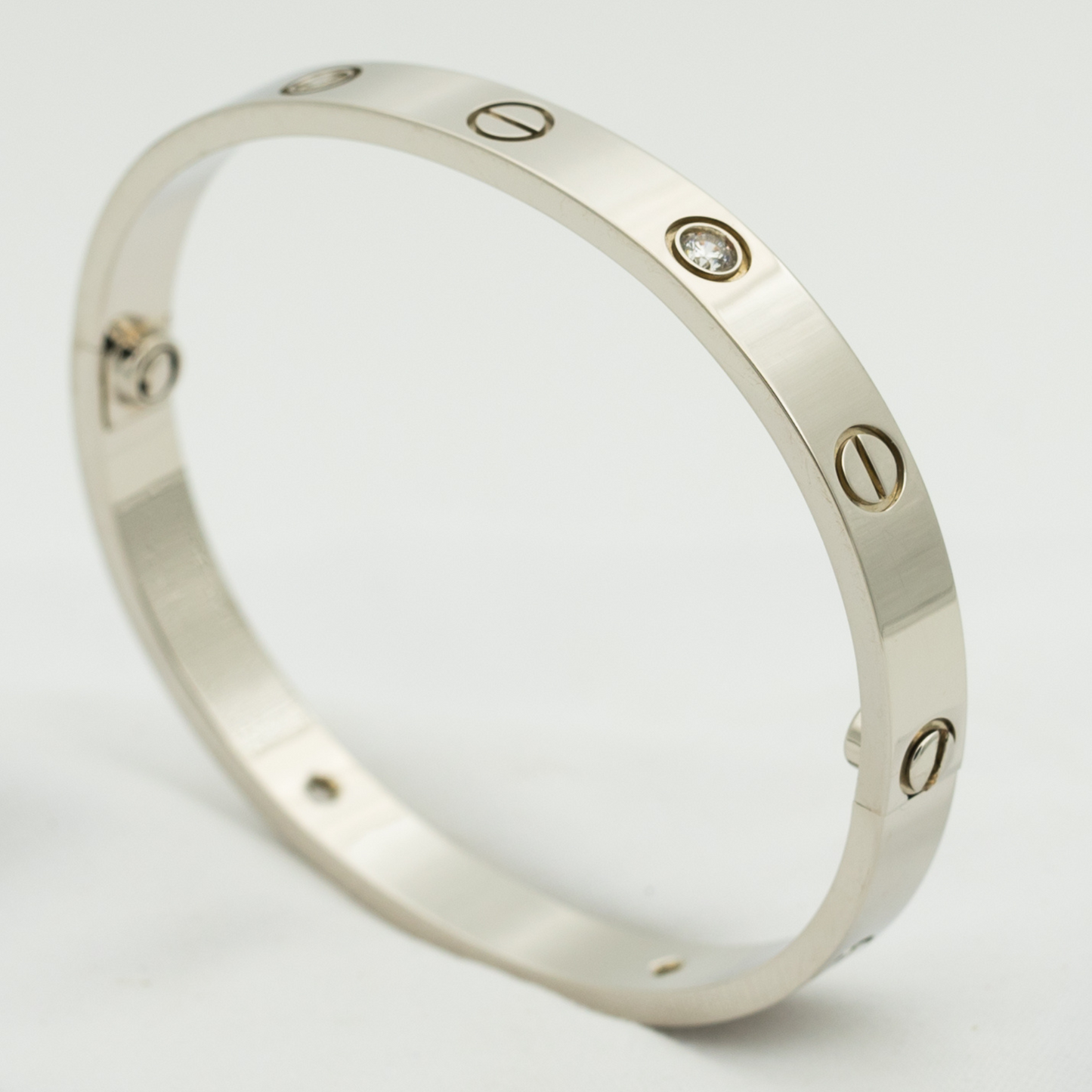 [Eternal Jewelry]LOVE BRACELET 6.1MM 4 DIAMONDS
