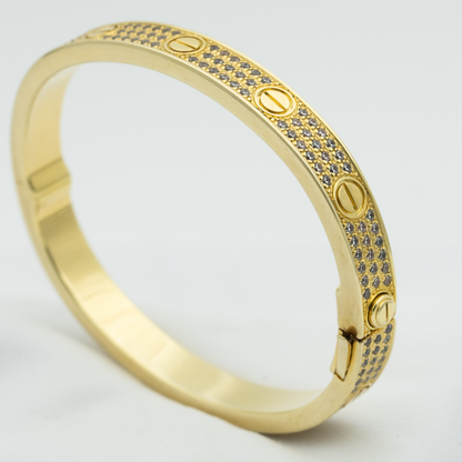 [Eternal Jewelry]LOVE BRACELET 6.1MM DIAMOND-PAVED