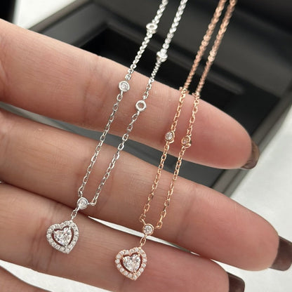 [Eternal jewelry]JOY HEART DIAMOND NECKLACE