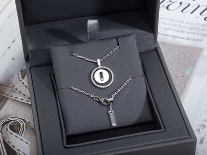 [Eternal jewelry]LUCKY MOVE PM NECKLACE SILVER DIAMOND