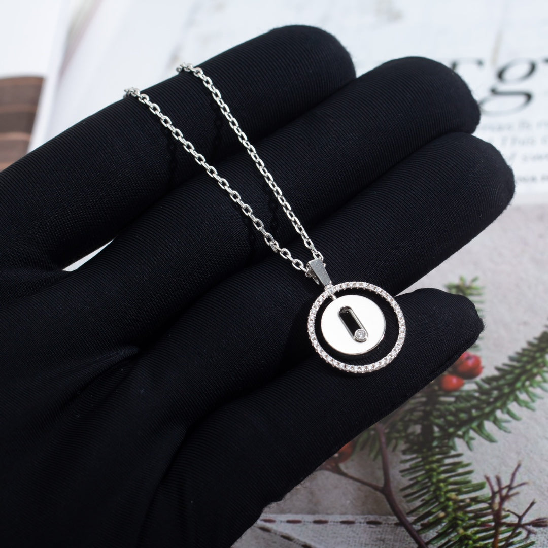 [Eternal jewelry]LUCKY MOVE PM NECKLACE SILVER DIAMOND