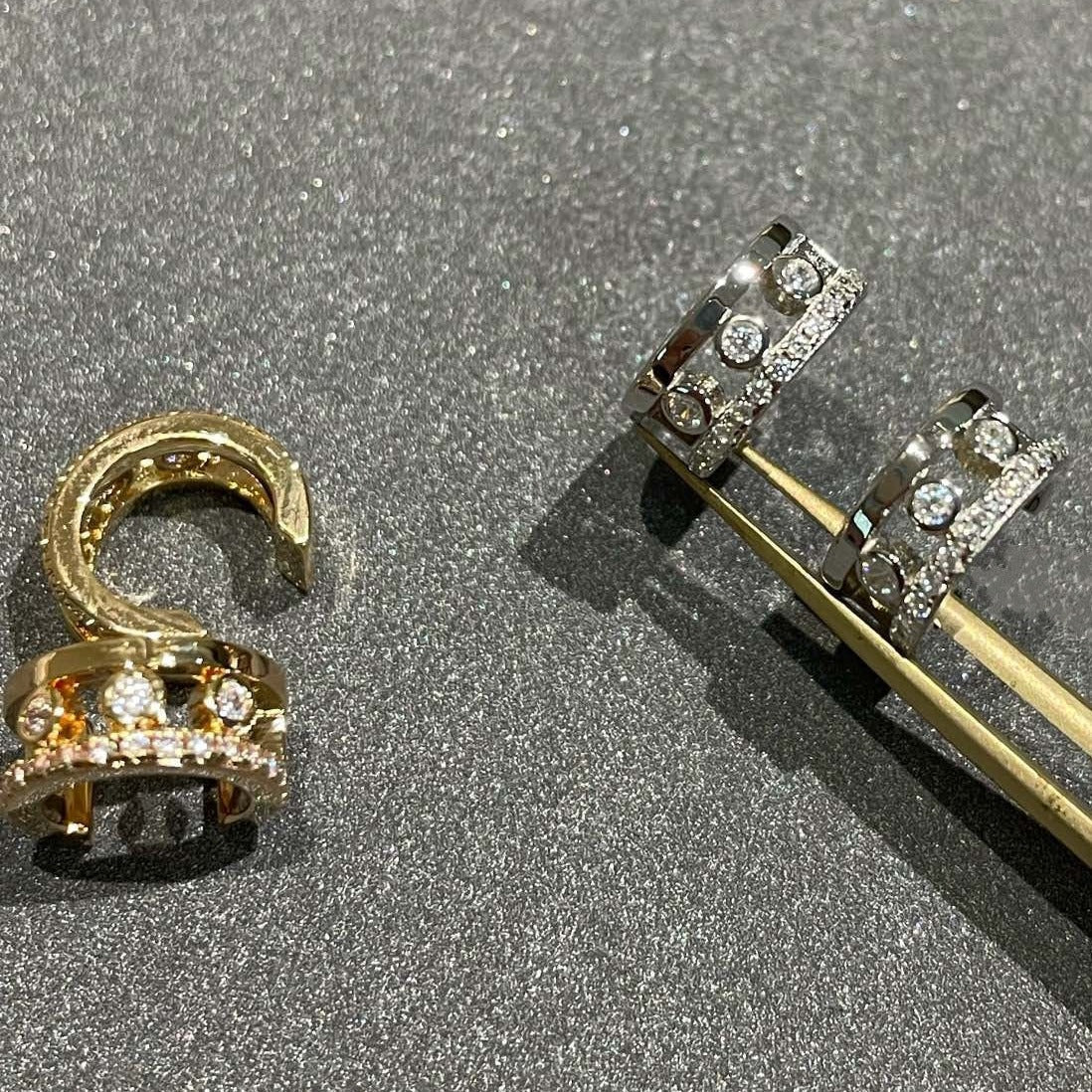 [Eternal jewelry]MOVE ROMANE EARRINGS DIAMOND