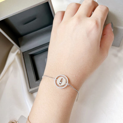 [Eternal jewelry]LUCKY MOVE PAVED DIAMOND BRACELET