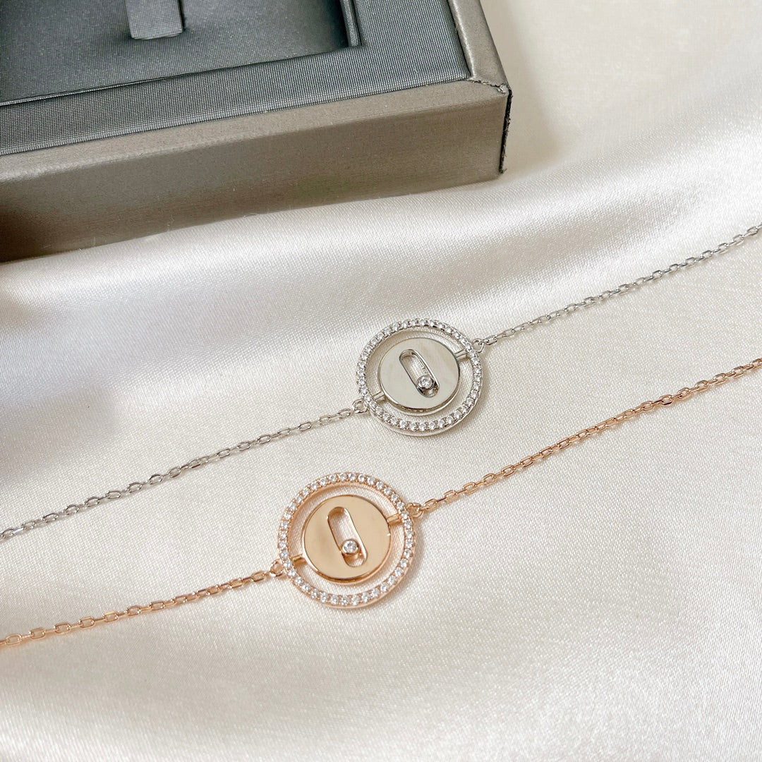 [Eternal jewelry]LUCKY MOVE PAVED DIAMOND BRACELET