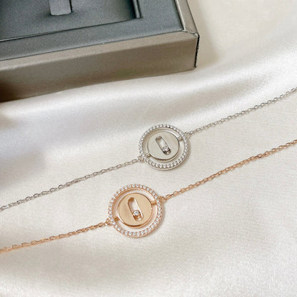 [Eternal jewelry]LUCKY MOVE PAVED DIAMOND BRACELET