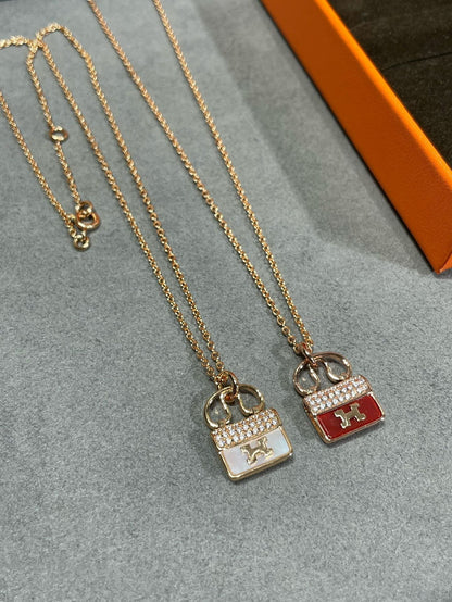 [Eternal Jewelry]H CIRCE MOISSANITE PENDANT NECKLACE GOLD