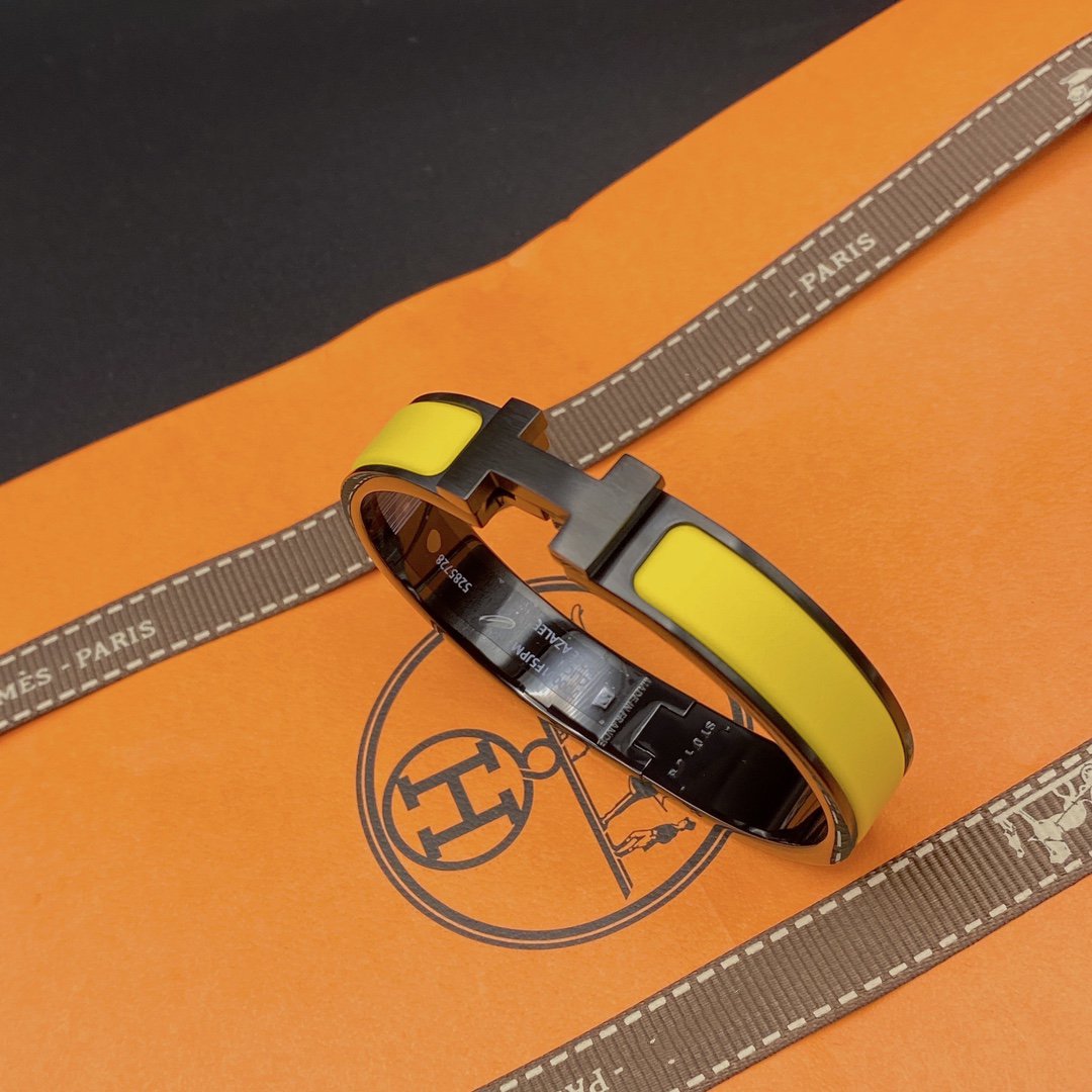 [Eternal Jewelry]CLIC HM SO BLACK YELLOW BRACELET