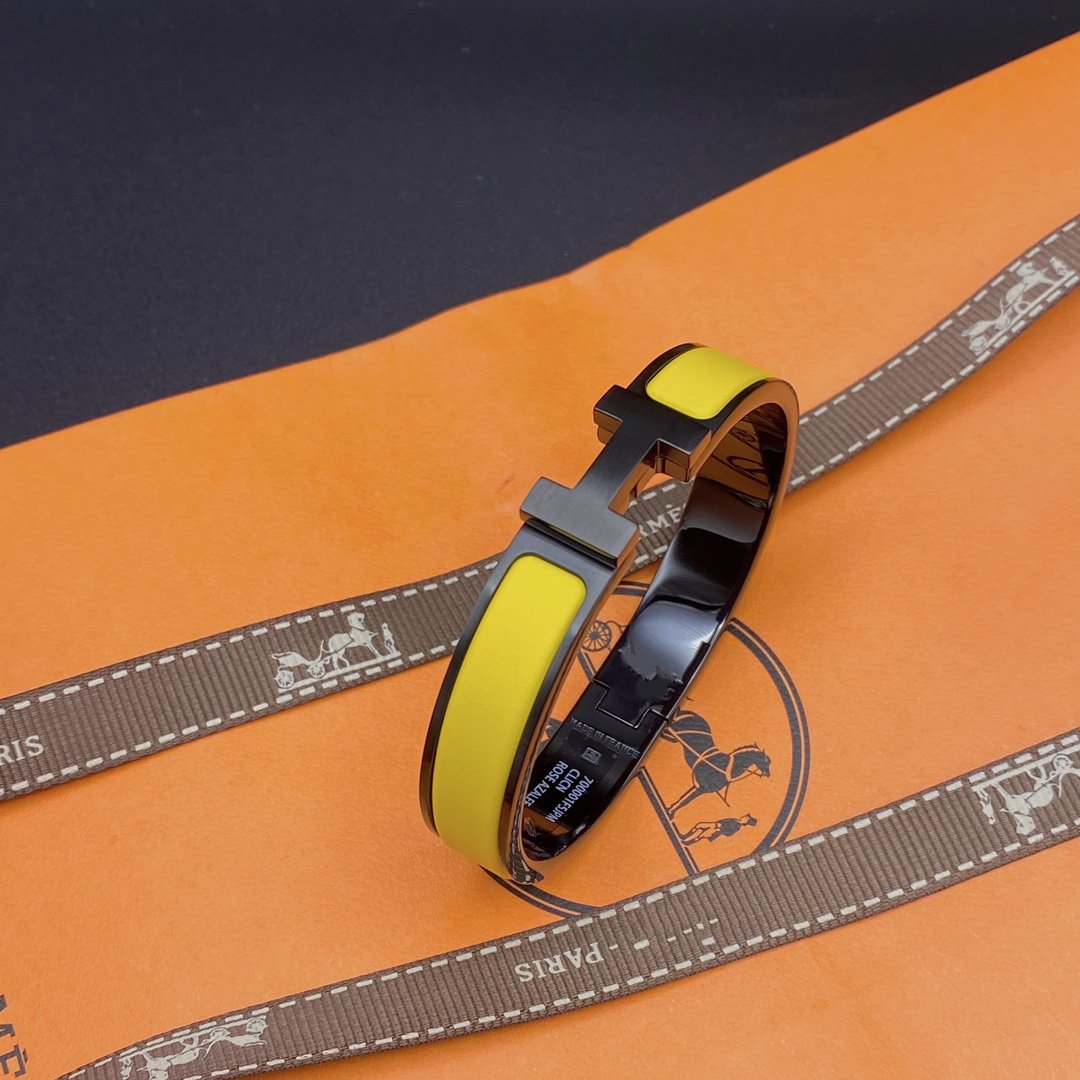[Eternal Jewelry]CLIC HM SO BLACK YELLOW BRACELET