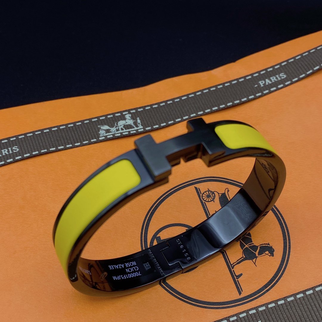 [Eternal Jewelry]CLIC HM SO BLACK YELLOW BRACELET