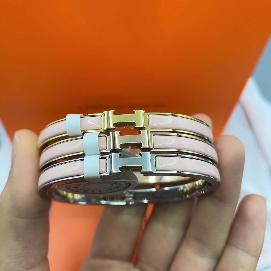 [Eternal Jewelry]CLASSIC HM CLIC  PINK 8MM ENAMEL BRACELET