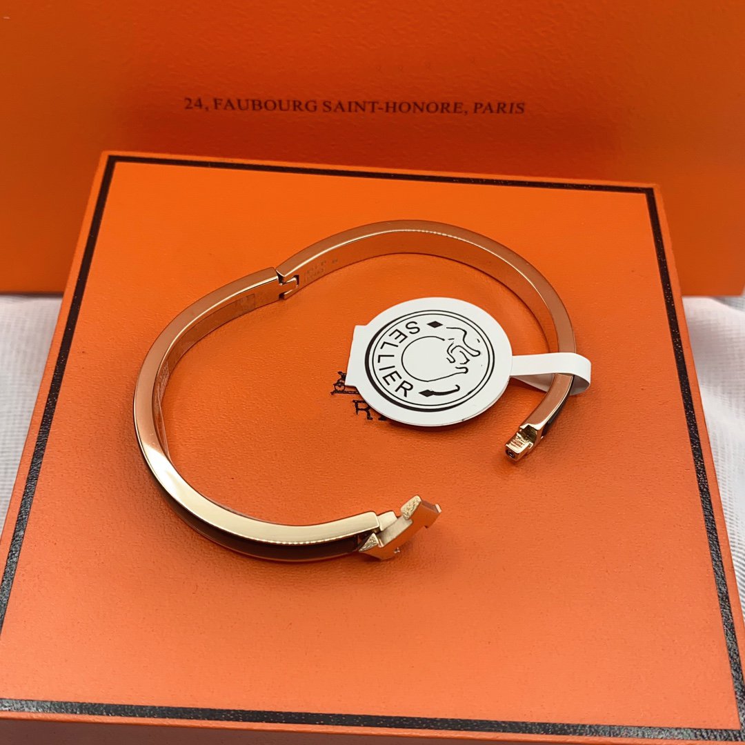 [Eternal Jewelry]CLASSIC HM CLIC BLACK 8MM ENAMEL BRACELET