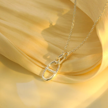 [Eternal Jewelry]HM CHAINE D'ANCRE PENDANT NECKLACE STERLING SILVER