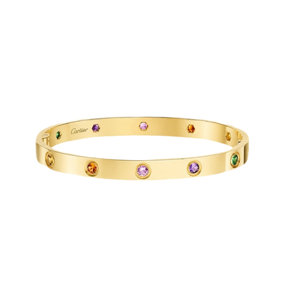 [Eternal jewelry]2026 RAINBOW LOVE BRACELET 6.1MM  10 DIAMONDS