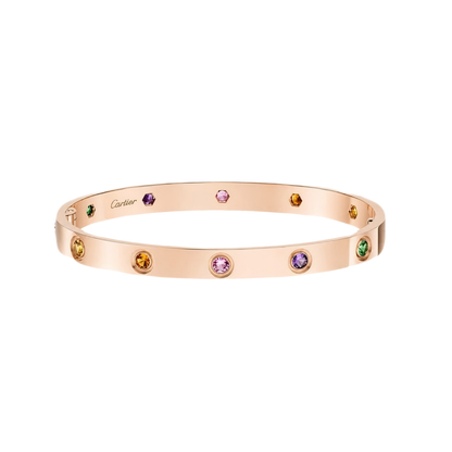 [Eternal jewelry]2026 RAINBOW LOVE BRACELET 6.1MM  10 DIAMONDS