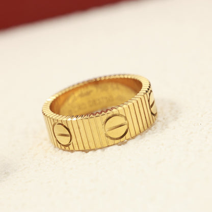 [Eternal Jewelry]2025 NEW LOVE RING BRUSHED STYLE