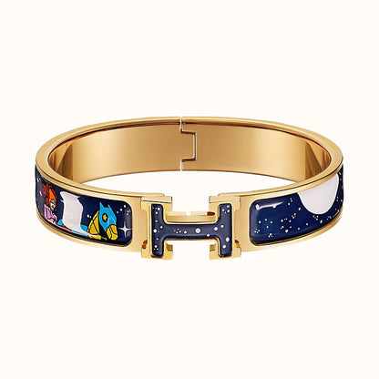 [Eternal Jewelry]H STAR AND MOON BRACELET 12MM
