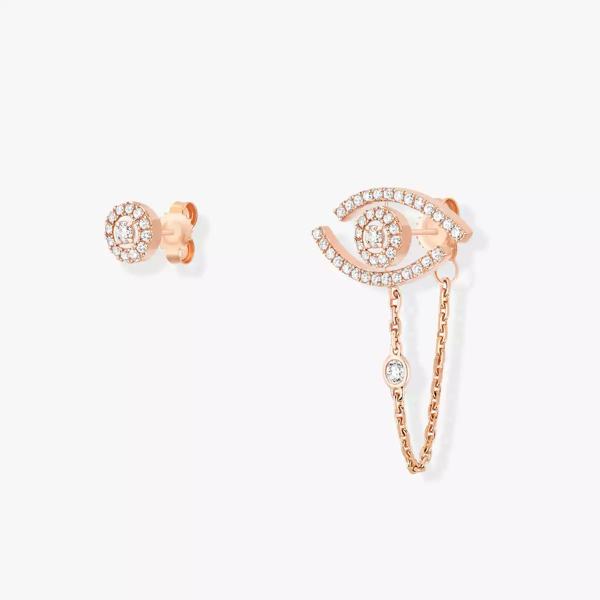 [Eternal jewelry]Lucky Eye Diamond Earrings