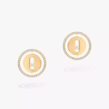 [Eternal jewelry]Lucky Move Diamond Earrings