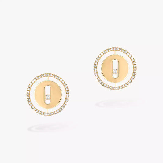 [Eternal jewelry]Lucky Move Diamond Earrings