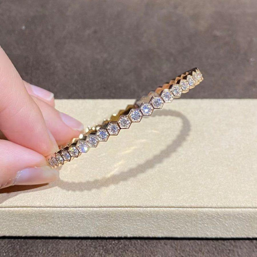 [Eternal Jewelry]BEE LOVE GOLD BRACELET FULL DIAMOND