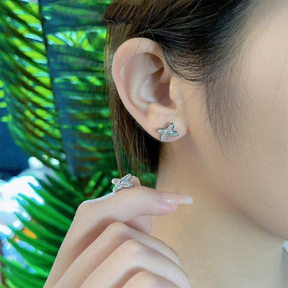 [Eternal Jewelry]JEUX DE SILVER DIAMOND EARRINGS