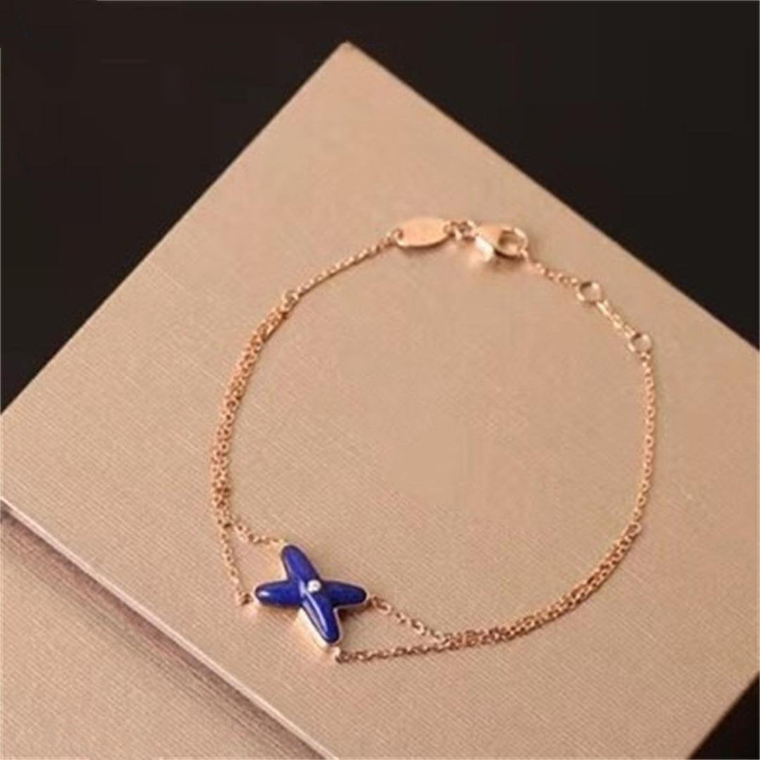 [Eternal Jewelry]Hollow Design Four-Leaf Clover Flower Shape Ring