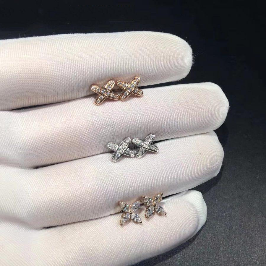 [Eternal Jewelry]JEUX DE DIAMOND EARRINGS