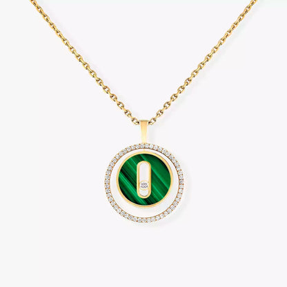[Eternal jewelry]Lucky Move Diamond Necklace in Rose Gold and White Mother-of-Pearl