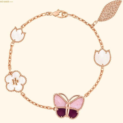 [Eternal jewelry]26 NEW CLOVER LUCKY LIGHT PURPLE SET