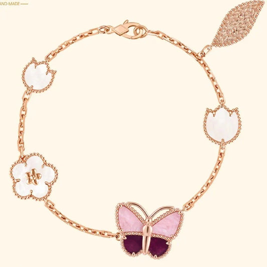 [Eternal jewelry]26 NEW CLOVER LUCKY LIGHT PURPLE SET