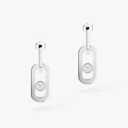 [Eternal jewelry] So Move XL Diamond Hoop Earring