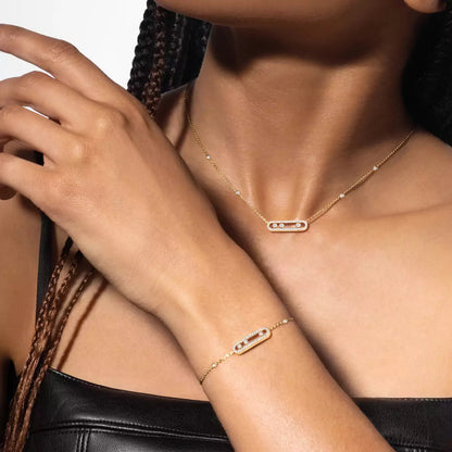 [Eternal jewelry]Pavé Baby Move Diamond Bracelet