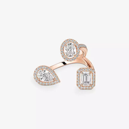 [[Eternal jewelry] Diamond Ring 0,25ct My Twin Trilogy