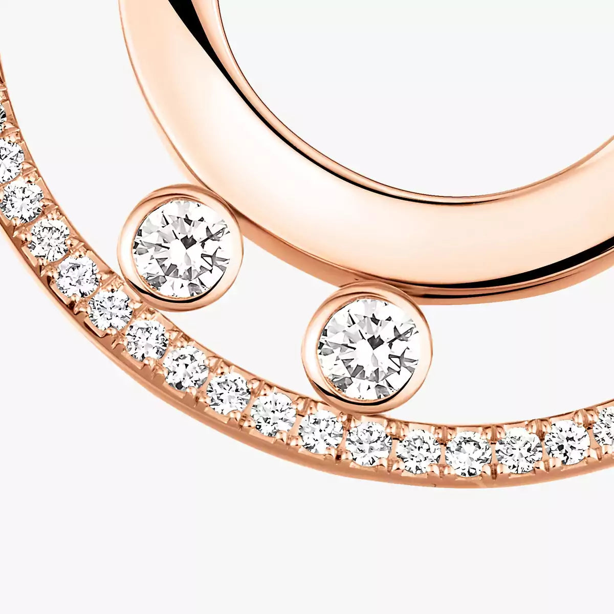 [Eternal jewelry]Move Romane Small Diamond Hoop Earrings