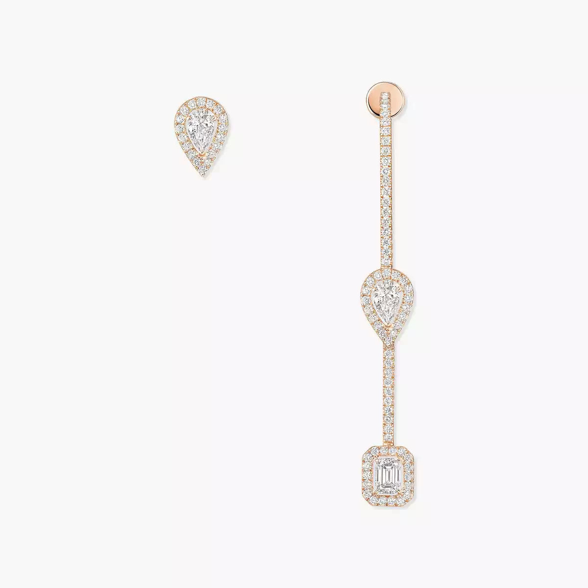 [Eternal jewelry]Diamond Drop Earrings My Twin
