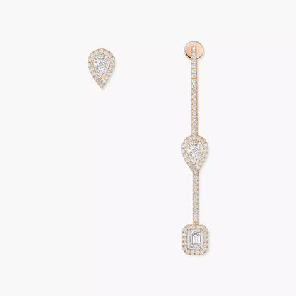 [Eternal jewelry]Diamond Drop Earrings My Twin