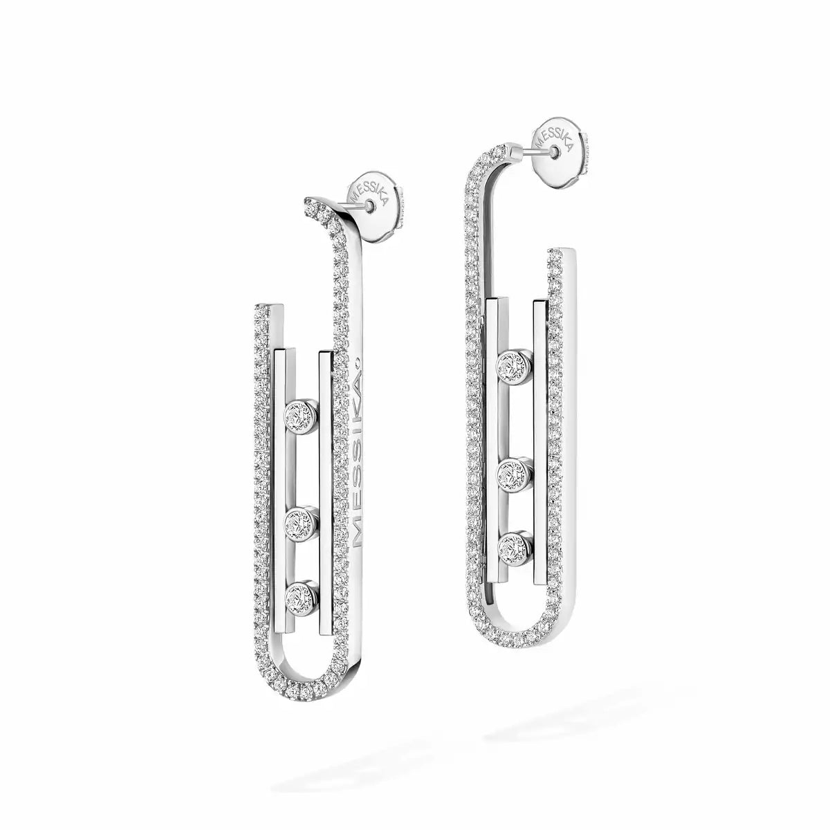 [Eternal jewelry]Diamond Pendant Earrings Move 10Th
