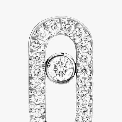 [Eternal jewelry]Move Uno Diamond Earrings