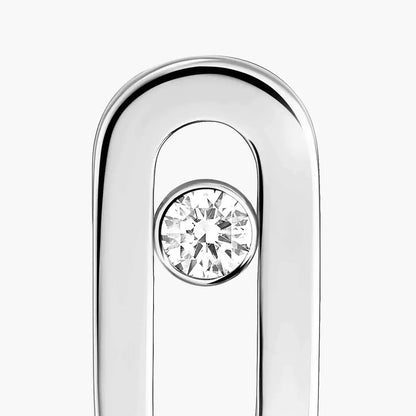 [Eternal jewelry]Move Uno Diamond Stud Earrings