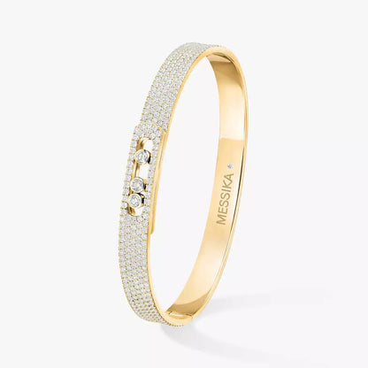 [Eternal jewelry]Move Noa Full Pavé Diamond Bangle Bracelet