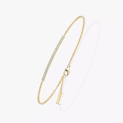 [Eternal jewelry]Diamond Thin Bangle 0.15ct My Twin Toi & Moi