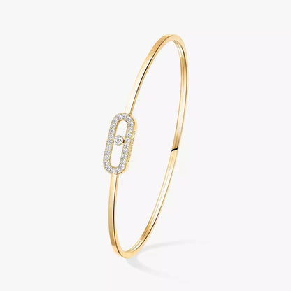 [Eternal jewelry]Move Uno pavé flex bangle medium