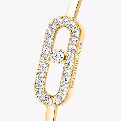 [Eternal jewelry]Move Uno pavé flex bangle medium