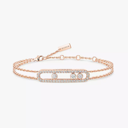 [Eternal jewelry] Move Classique pavé bracelet
