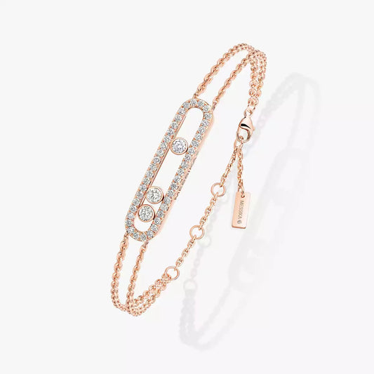 [Eternal jewelry] Move Classique pavé bracelet
