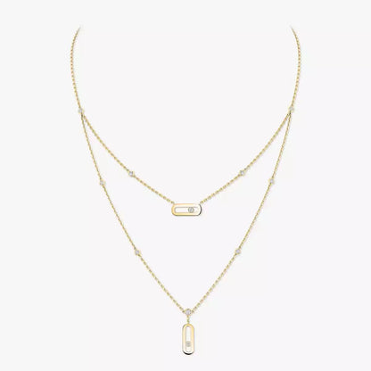 [Eternal jewelry] Move Uno Diamond Necklace