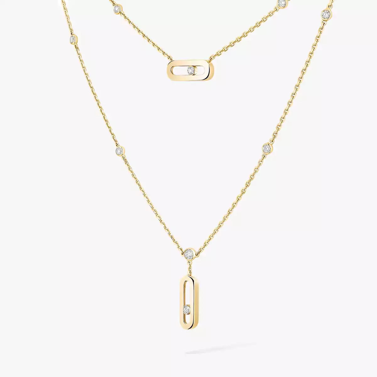 [Eternal jewelry] Move Uno Diamond Necklace